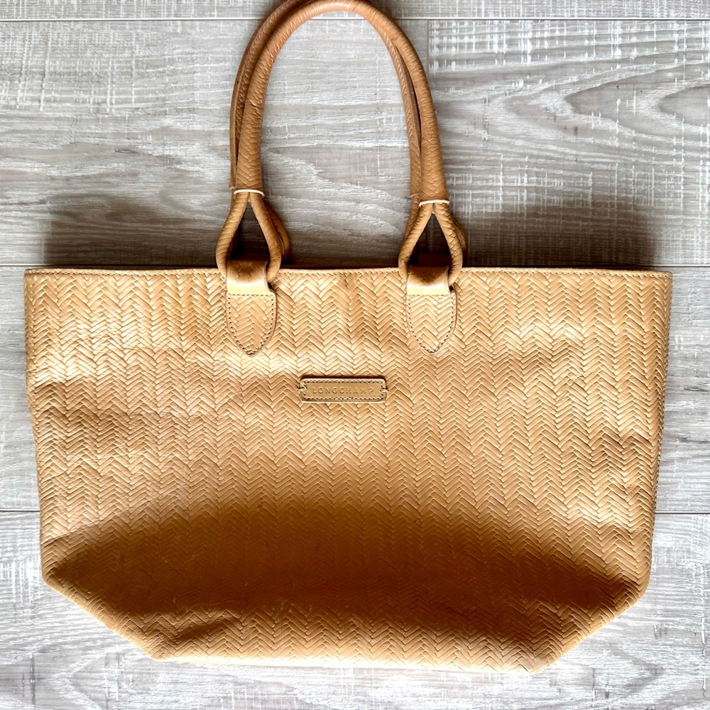 Longchamp leather tote